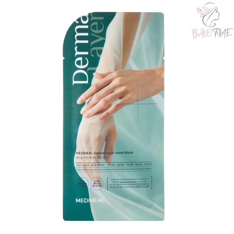 تصویر محصول ماسک صورت دست مدیهیل مدل درما لایه (۵ عددی) – مناسب برای پوست خشک، ترک‌خورده، زبر، کدر... در بسته‌بندی اورجی