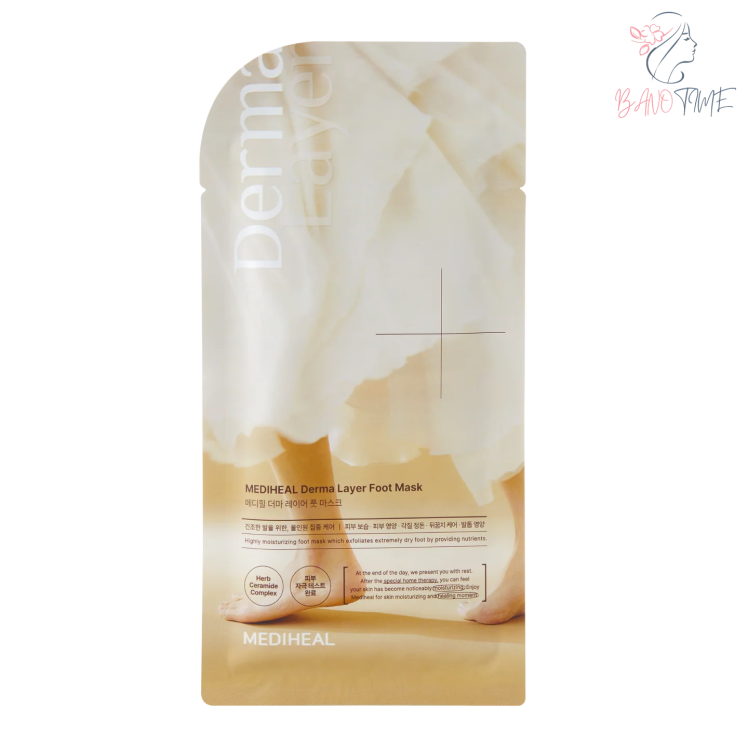 تصویر محصول ماسک صورت پا مدیهیل مدل درما لایه (۵ عددی) – مناسب برای پاها و پاشنه‌های خشک، ترک‌خورده... در بسته‌بندی اورج